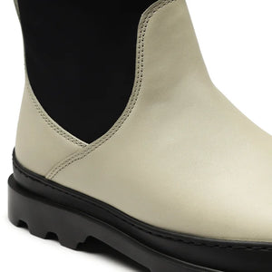 Camper Brutus K400698-002 Multicolour Cream Leather Chelsea Ankle Boot