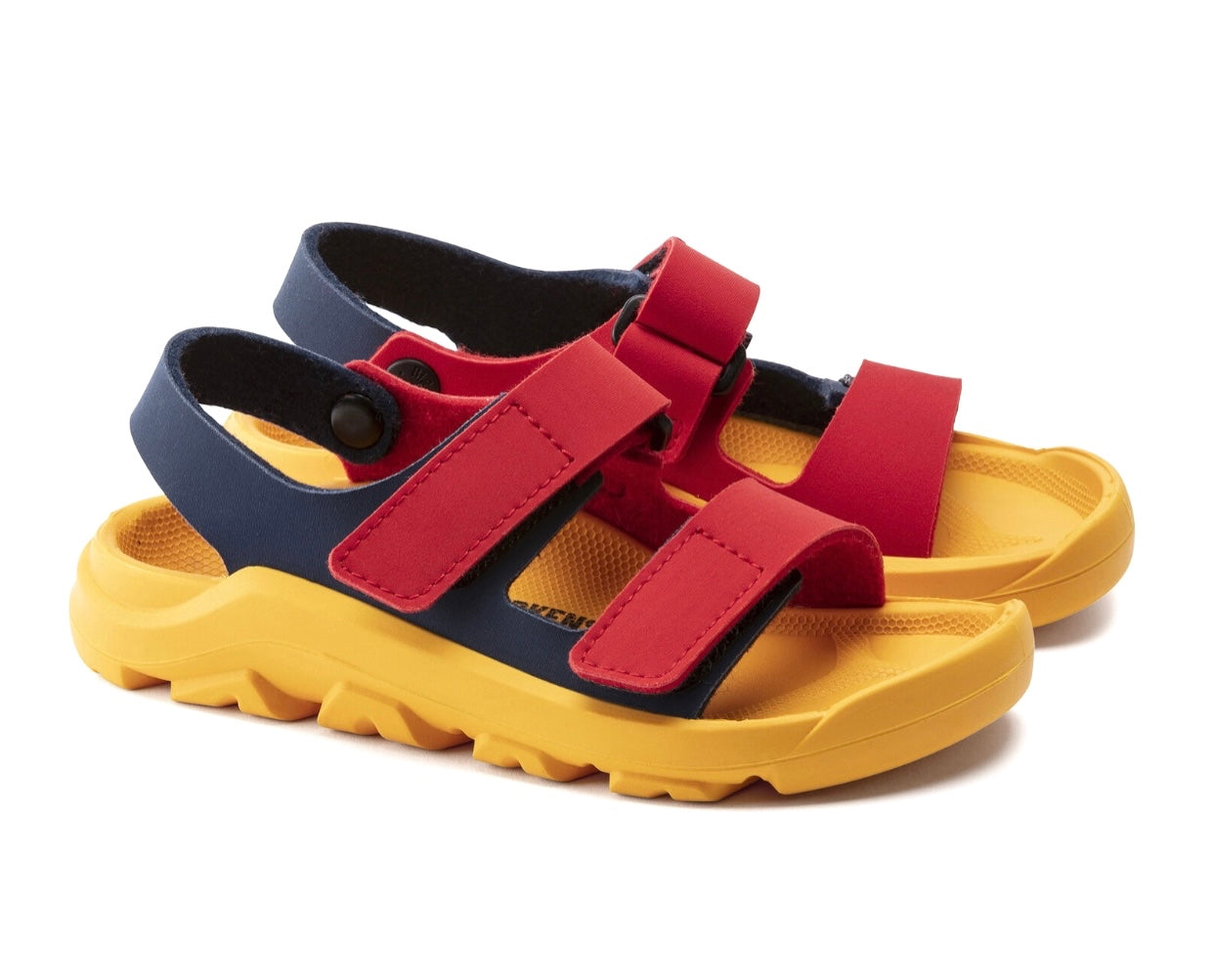 Birkenstock Mogami HL Multi Red Blue Yellow Synthetics Kids Made In Germany