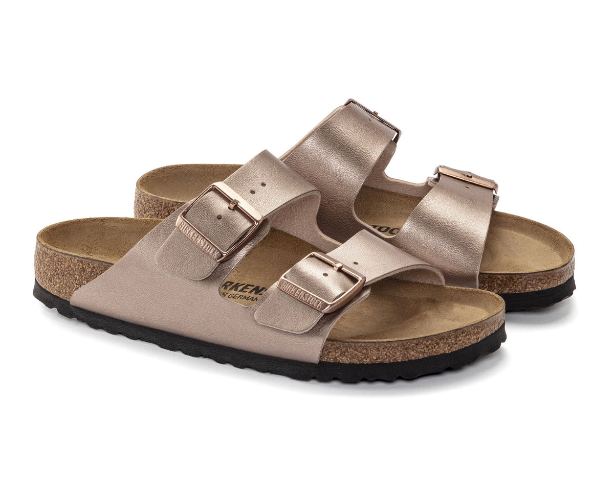 Birkenstock Arizona Copper Rose Gold Birko-Flor Made In Germany