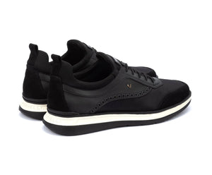 Martinelli Walden Black 1606-2733X Sneaker 5 Eyelet Shoe Made In Spain
