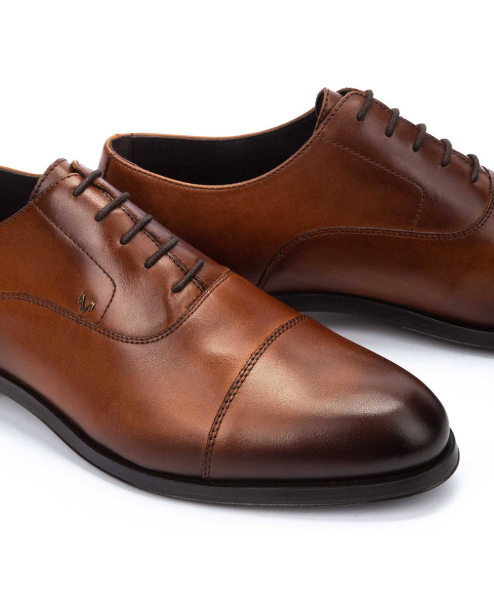 Martinelli 14922631Z Empire Brandy Tan Brown Leather 5 Eyelet Shoe Ma