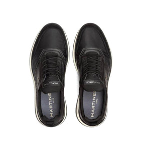 Martinelli Walden Black 1606-2733X Sneaker 5 Eyelet Shoe Made In Spain
