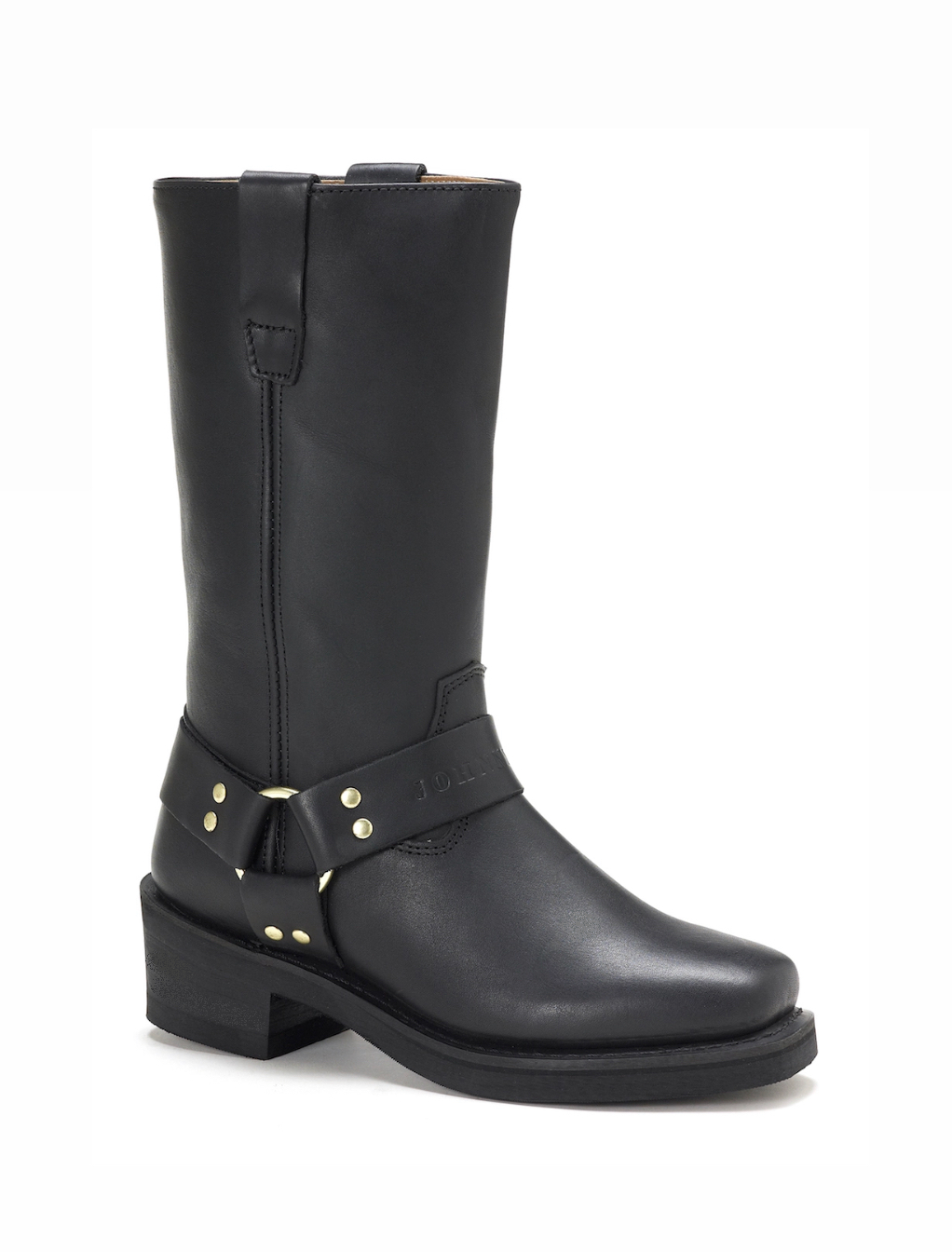 Johnny Reb Black Classic Long Side Zip Boot