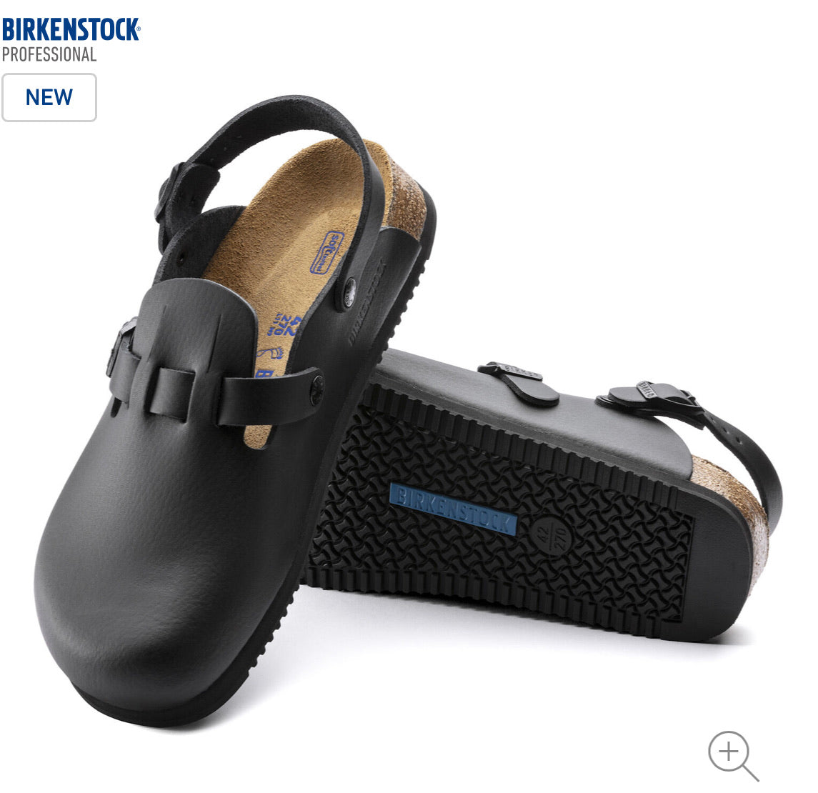 Birkenstock Kay Black Super Grip Soft Footbed Made In Germany