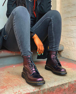 Dr. Martens 1460 Pascal Red Chroma Ankle 8 Eyelet Boot