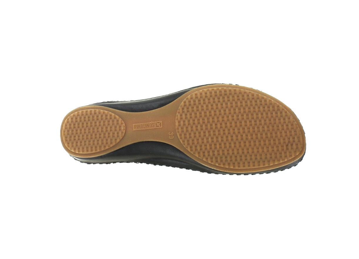 Pikolinos 655-0906 P. Vallarta Black Sandal Made In Spain