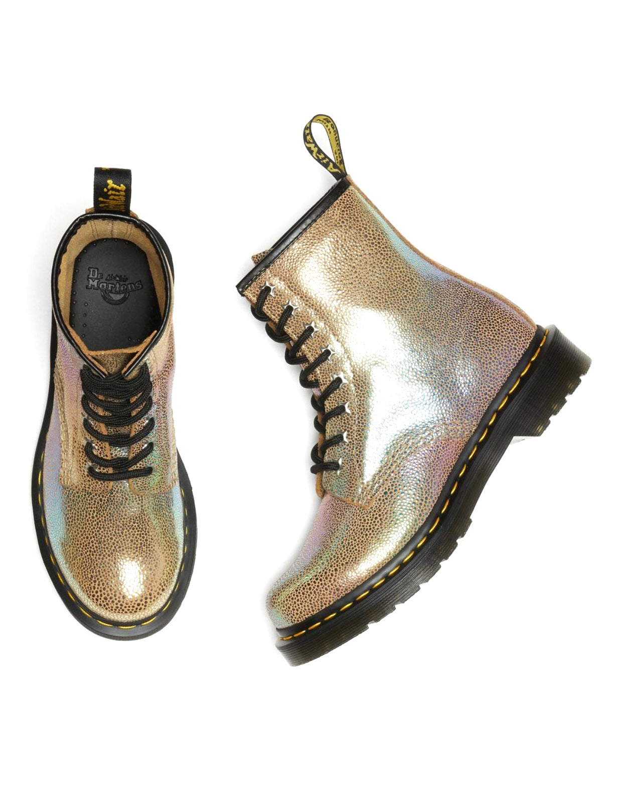 Dr. Martens 1460 Sand Rainbow Ray Ankle 8 Eyelet Boot