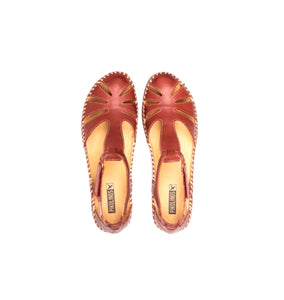 Pikolinos W8K-0802 Cadaques Sandia Red Sandal Made In Spain