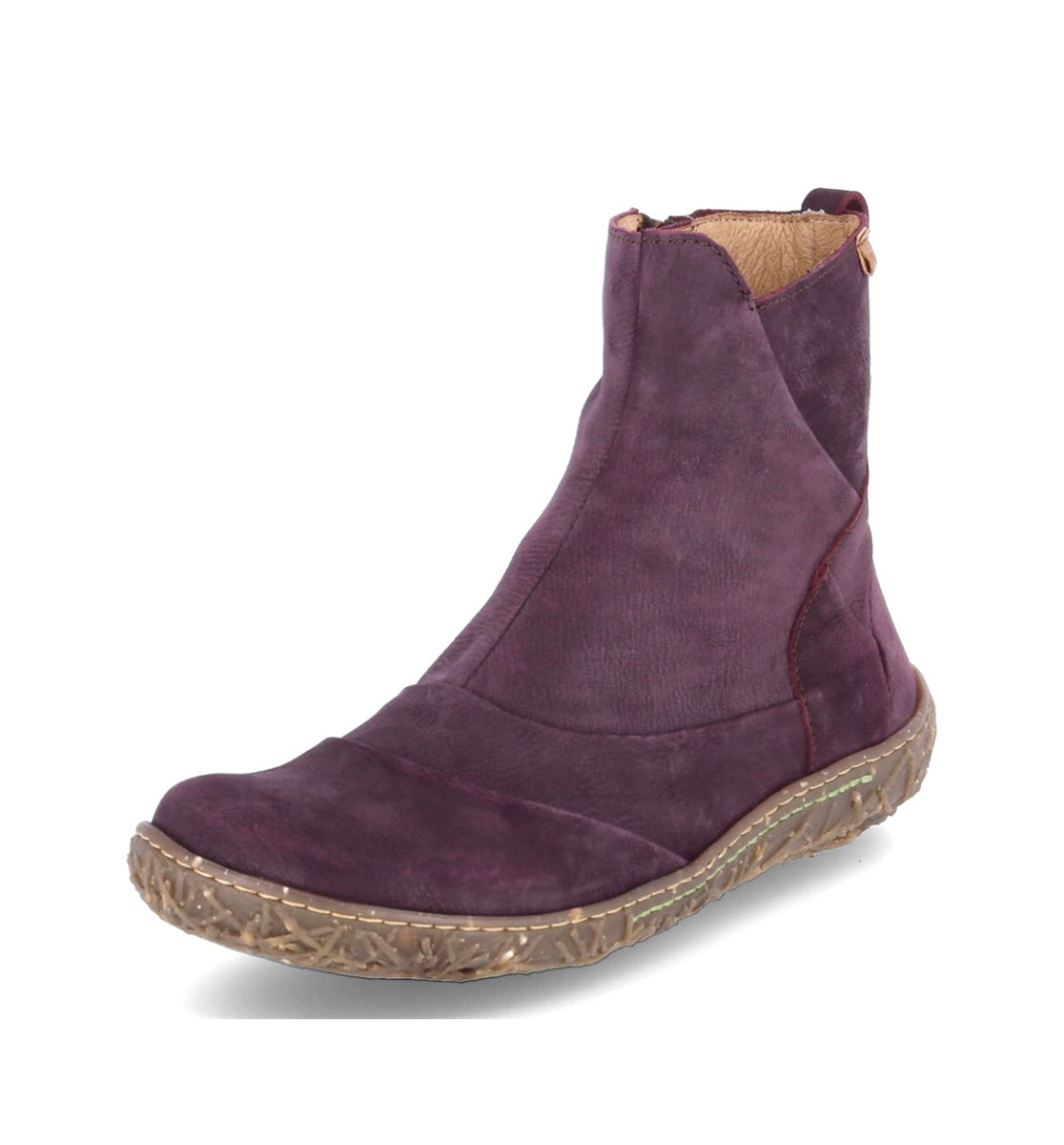 El Naturalista 5450 Mora Purple Nido Zip Ankle Boot Made in Spain - Main Image