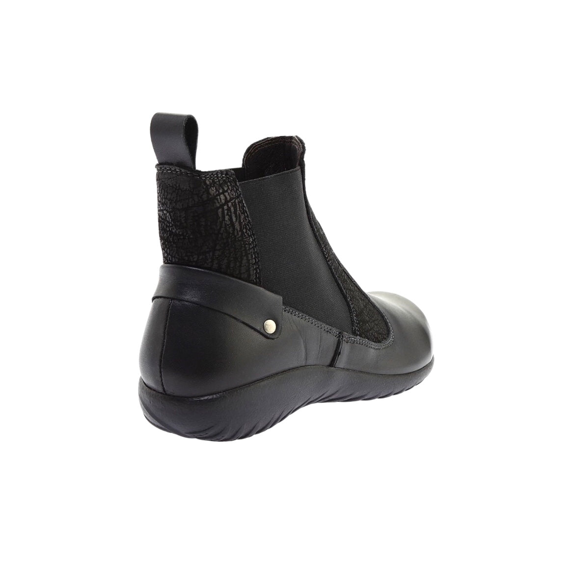 Naot Konini Black Chelsea Ankle Boot Made In Israel