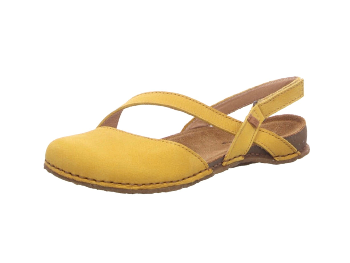 El Naturalista 5813 Panglao Curry Yellow Pleasant Flats Made In Spain