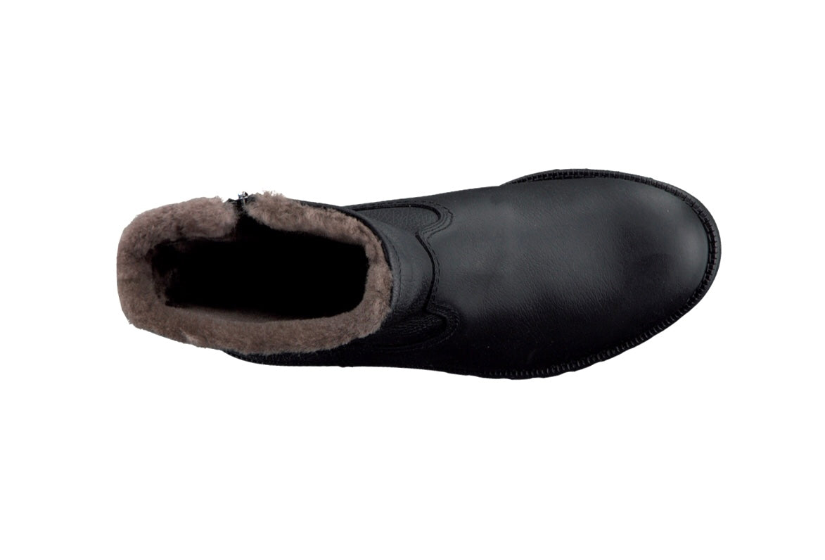 Panama Jack Fedro Igloo C3 Black Sheepskin Waterproof Zip Ankle Boot M