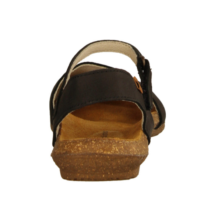 El Naturalista N412 Black Flats Sandals Made In Spain
