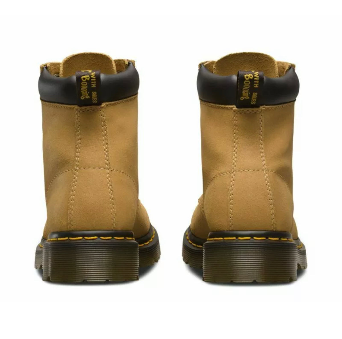 Martens 939 Tan Brun Clair Greasy Suede Eyelet Ankle Boot