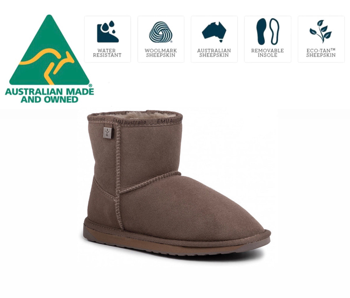 Mushroom Emu Stinger Lo Boots Emu Platinum Stinger Mini Ugg Boot