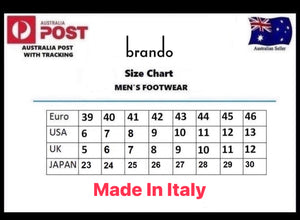 Brando Terzo Black Vitello Nero Cuoio Leather 6 Eyelet Semi Brogue Made In Italy