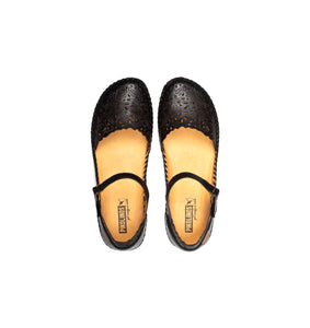 Pikolinos 655-0906 P. Vallarta Black Sandal Made In Spain