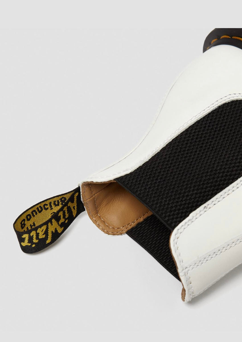 2976 white stitch chelsea boot