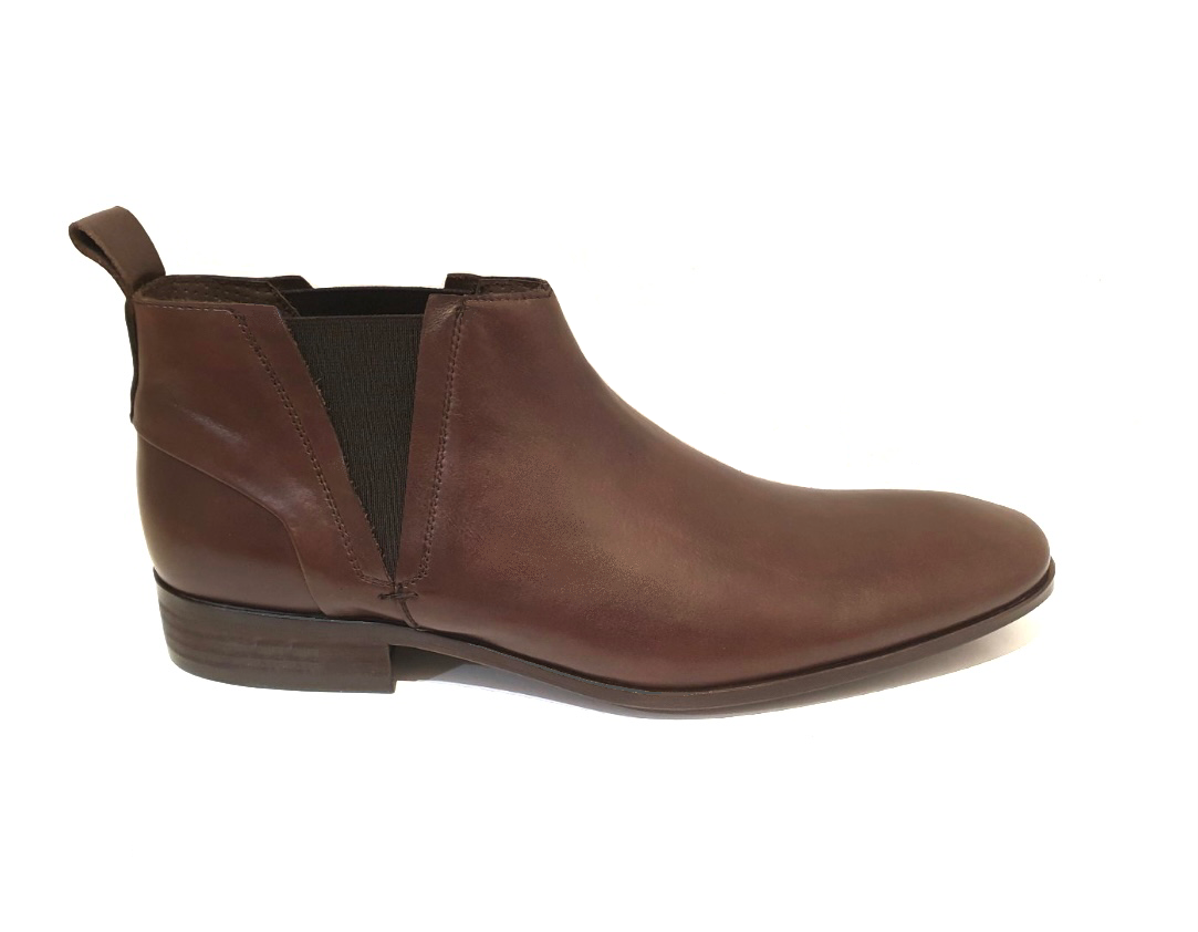 Brando Gaspare Antik T Moro Brown Leather Chelsea Boot Made In Italy