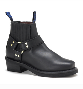 Johnny Reb Black Classic Short Ankle Boot
