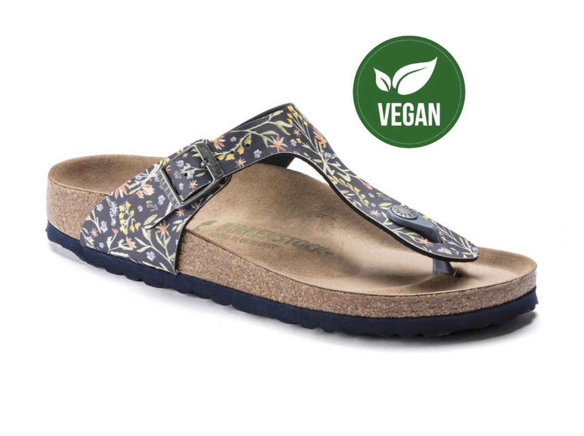 Birkenstock Birko Flor Birkenstock Ancient Mosaic Blue Gizeh