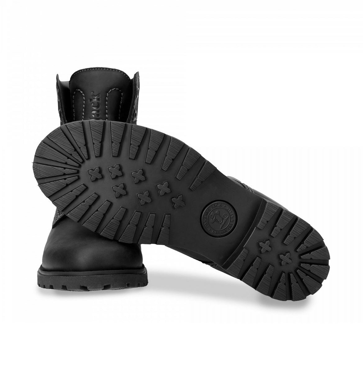 Panama Jack Panama 03 B3 Black Waterproof 6 Eyelet Ankle Boot Made In