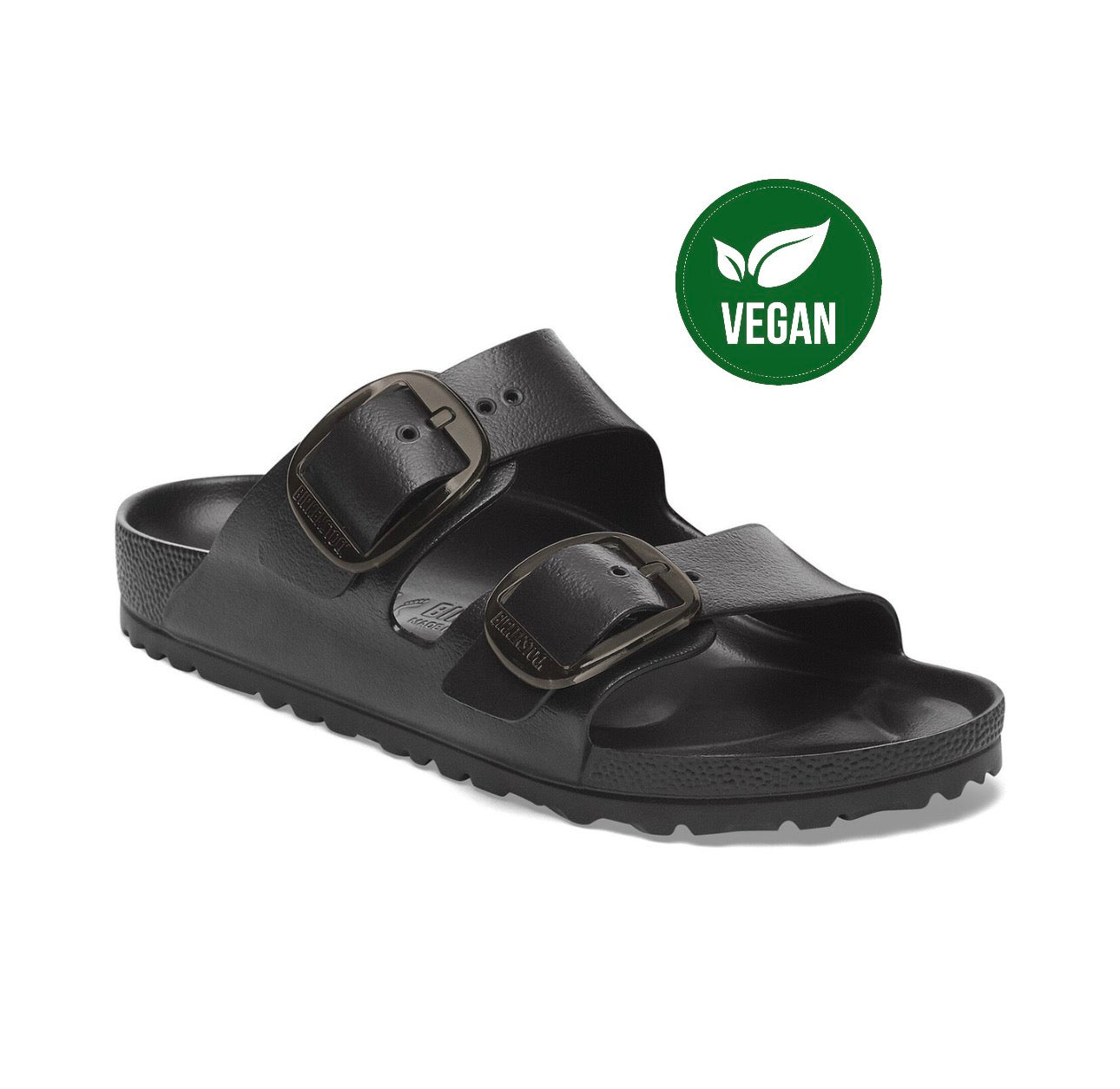 Birkenstock Arizona Black Big Buckle EVA Vegan Made In Germany