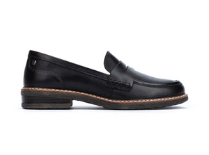 Pikolinos Aldaya W8J-3541 Black Loafer Slip On Shoe