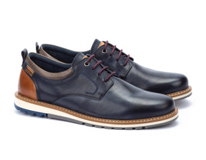 Pikolinos Berna M8J-4183 Blue 4 Eyelet Shoe