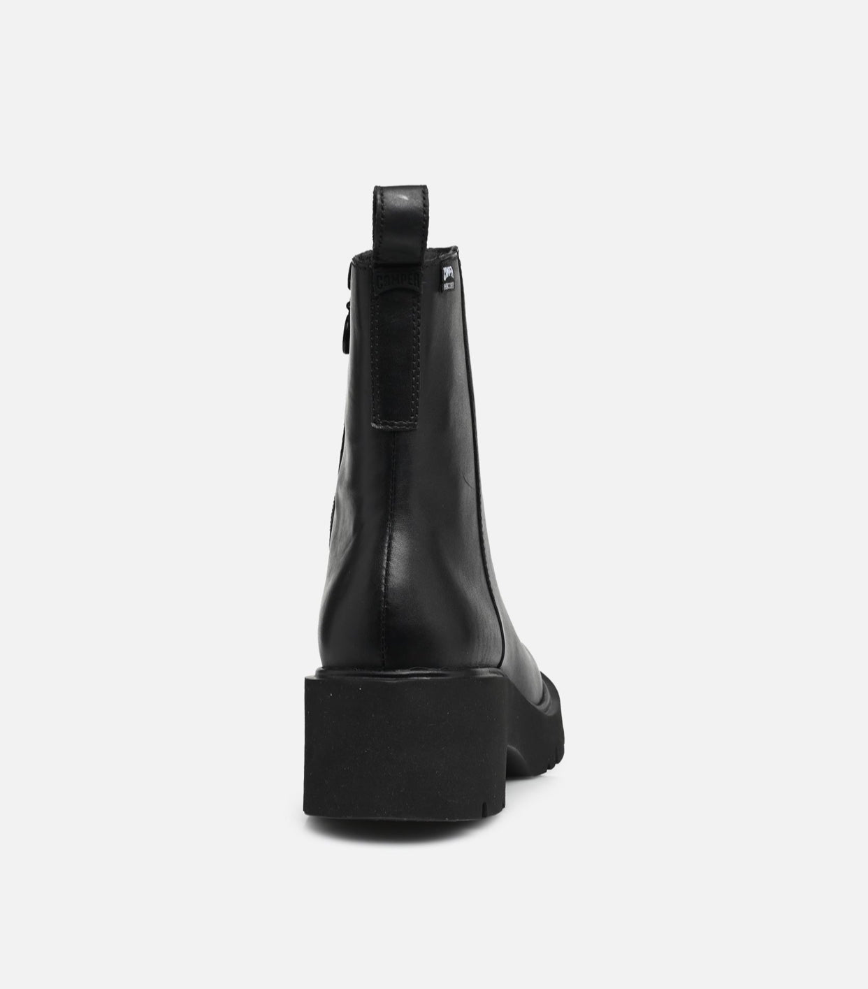 Camper Milah Black Leather K400725-001 Zip Ankle Boot