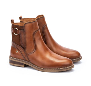 Pikolinos Aldaya W8J-8604C1 Brandy Light Tan Zip Ankle Boot