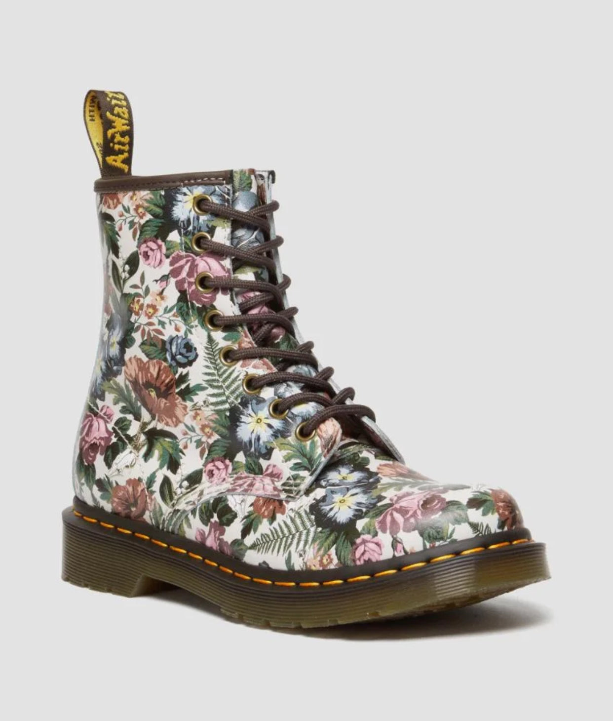 Dr. Martens 1460 Multi Floral Garden Print Backhand Ankle 8 Eyelet Boot