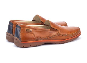 Pikolinos Marbella M9A-3111 Brandy Light Tan Leather Slip On Shoe