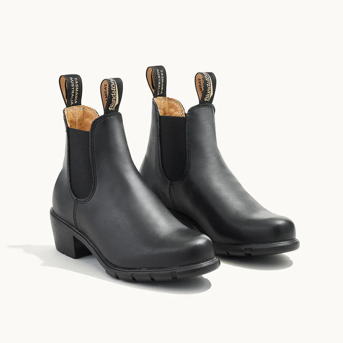 Blundstone 1671 Black Elastic Sided Cuban Heel Boot