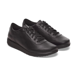 Birkenstock Honnef 365 Black Natural Leather 6 Eyelet Shoe