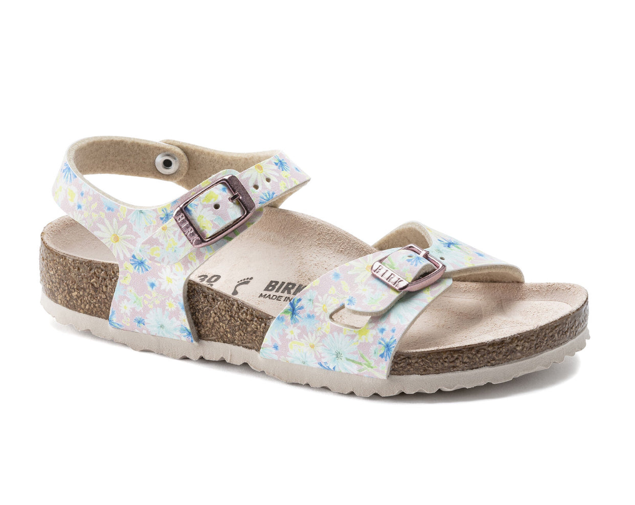 Birkenstock Rio Kids Pastel Floral Birko-Flor Made In Germany