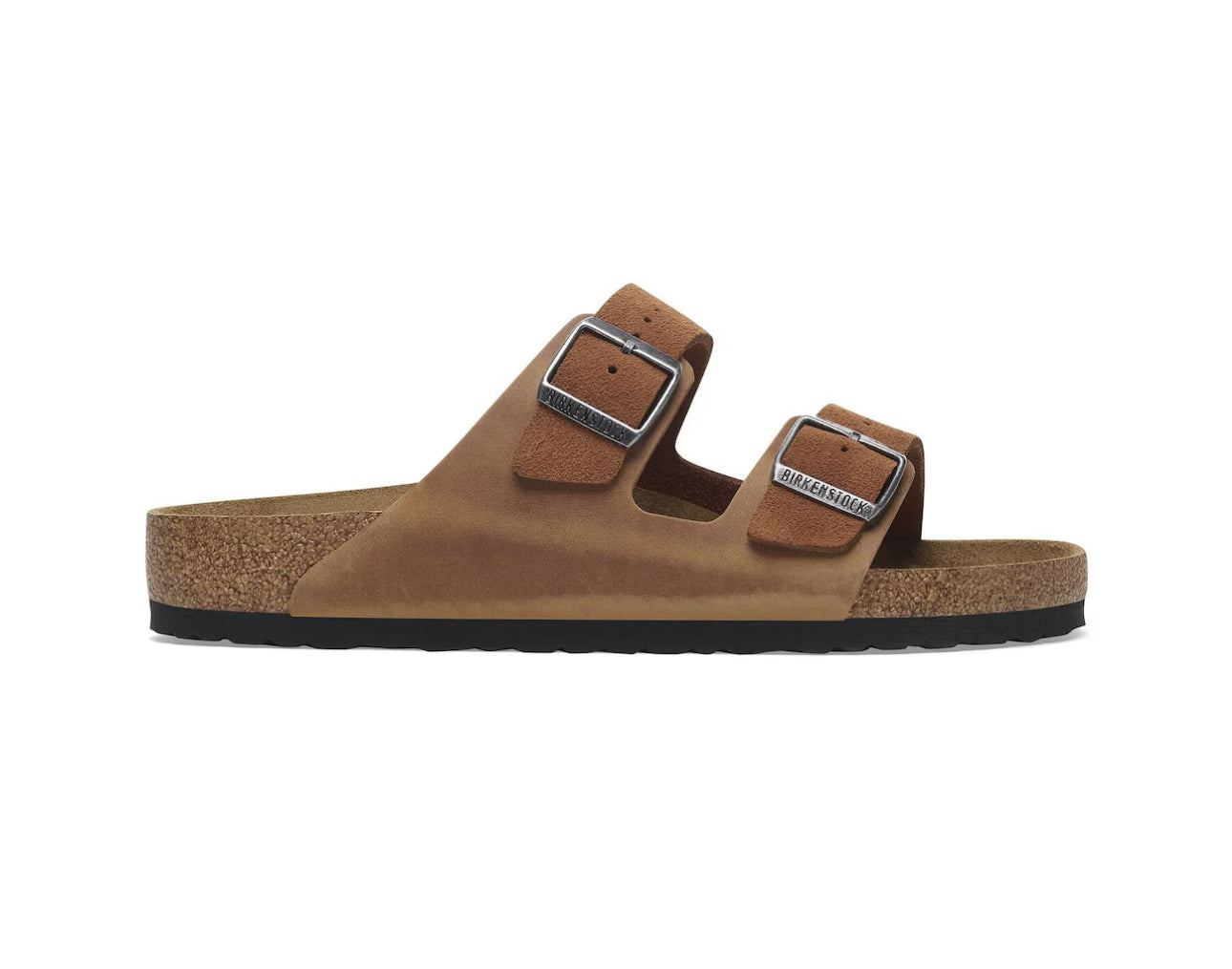 Birkenstock Arizona Cognac Suede Oiled Mixed Leather Made In Germany