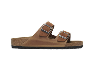 Birkenstock Arizona Cognac Suede Oiled Mixed Leather Made In Germany
