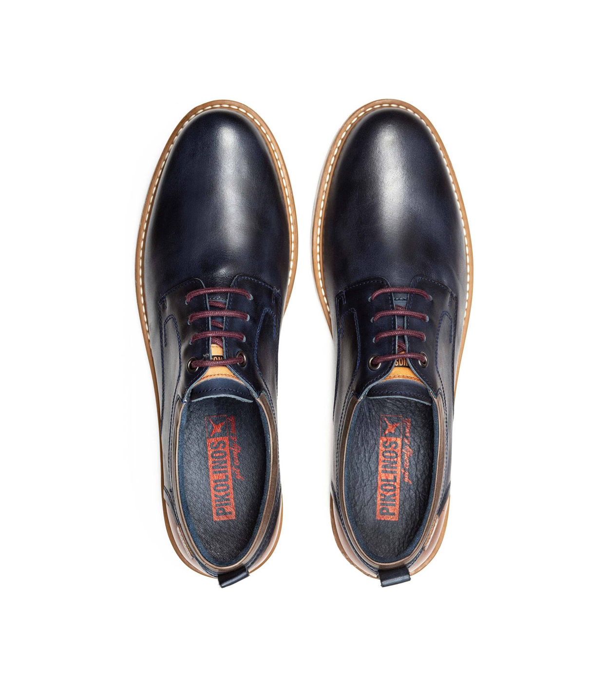 Pikolinos Berna M8J-4183 Blue 4 Eyelet Shoe