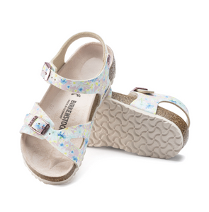 Birkenstock Rio Kids Pastel Floral Birko-Flor Made In Germany