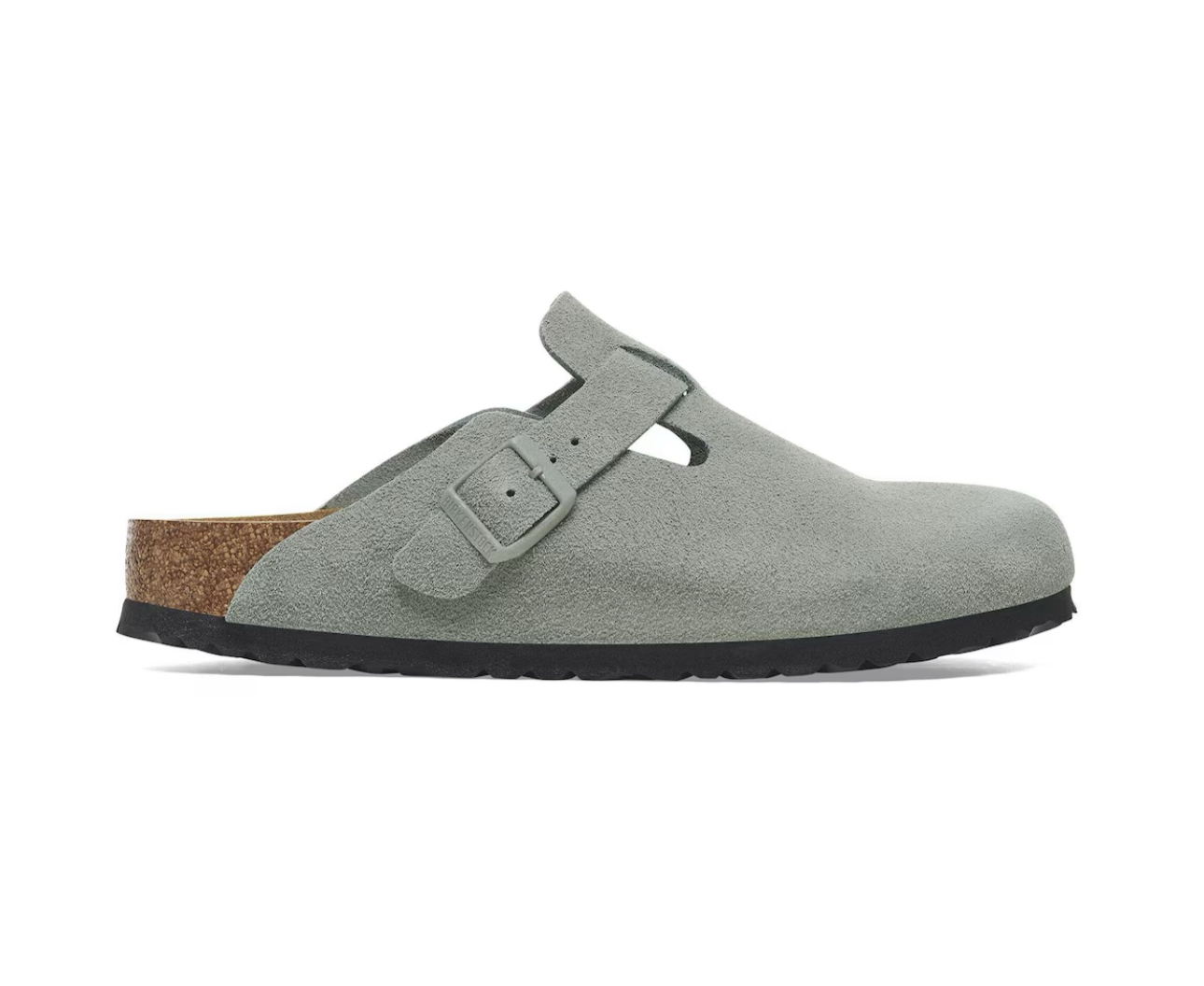 Birkenstock Boston Pure Sage Soft Footbed Made In Germany