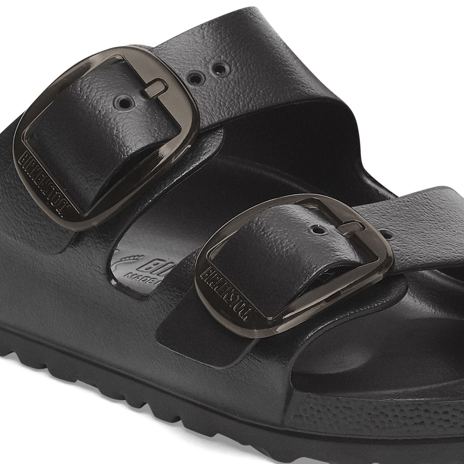 Birkenstock Arizona Black Big Buckle EVA Vegan Made In Germany