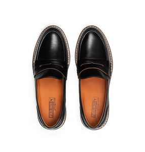 Pikolinos Aldaya W8J-3541 Black Loafer Slip On Shoe