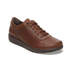 Birkenstock Honnef 365 Cognac Light Tan Brown Natural Leather 6 Eyelet Shoe