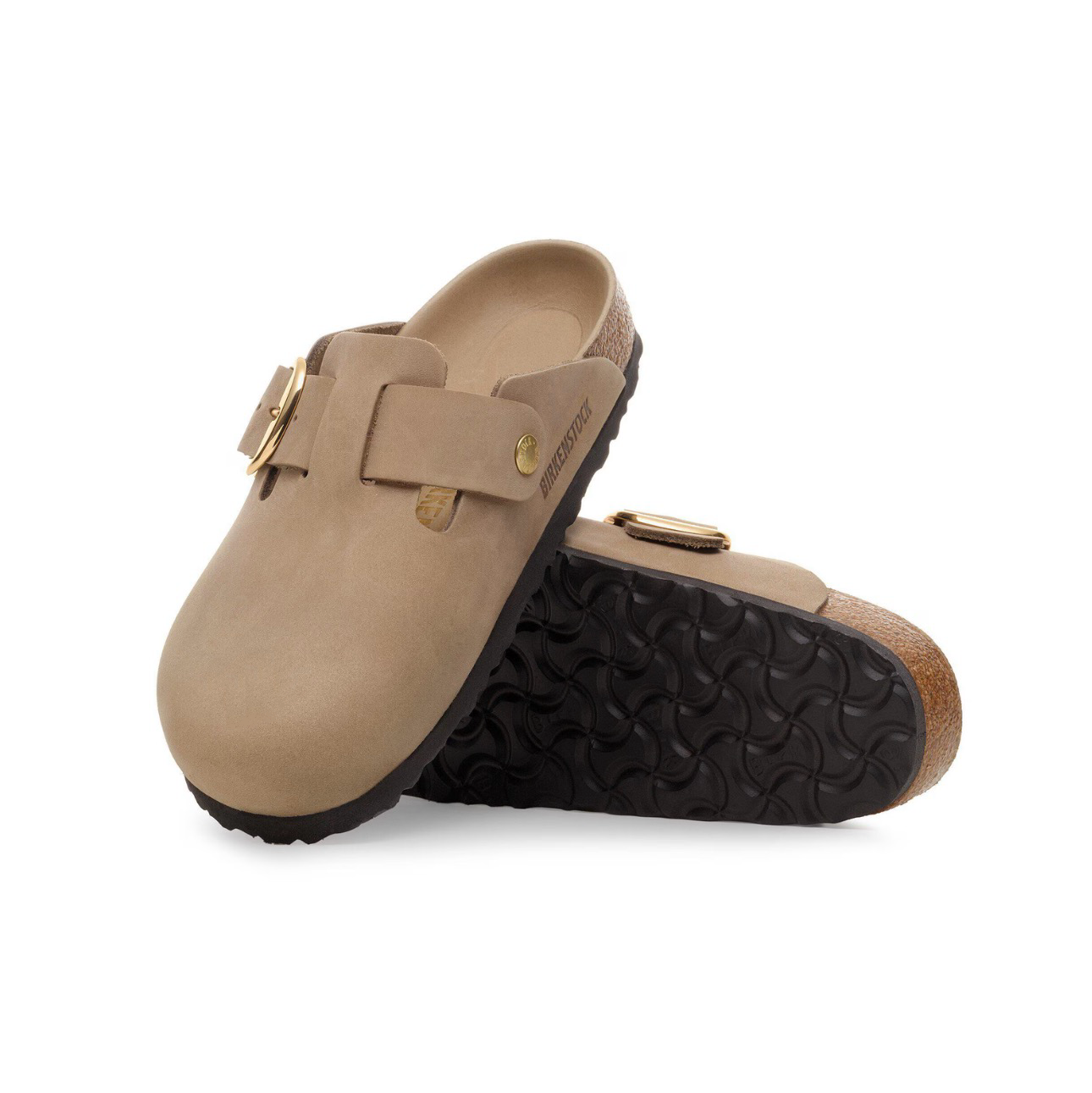 Birkenstock Boston Big Buckle Tabacco Brown Oiled Clog Made In Germany