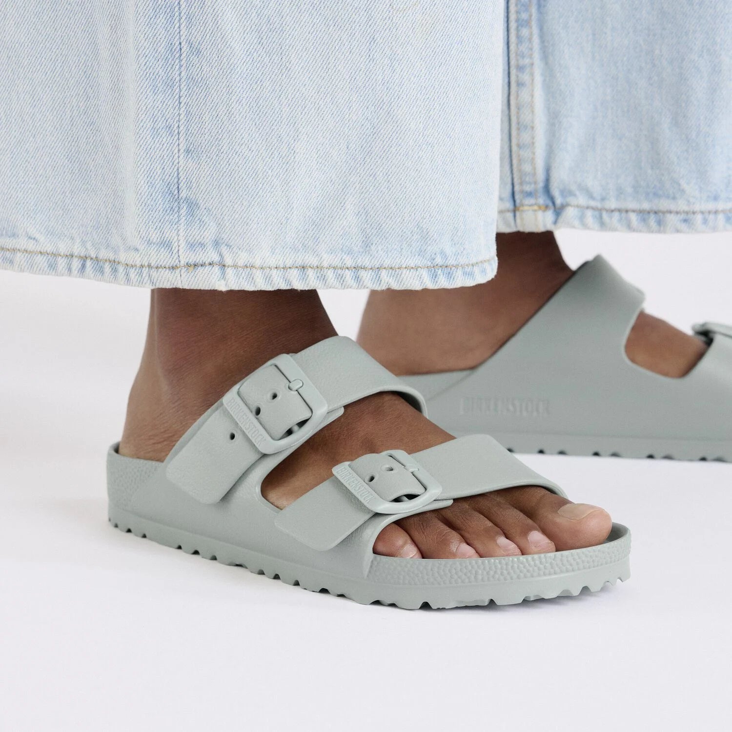 Birkenstock Arizona Pure Sage Grey EVA Vegan Made In Germany