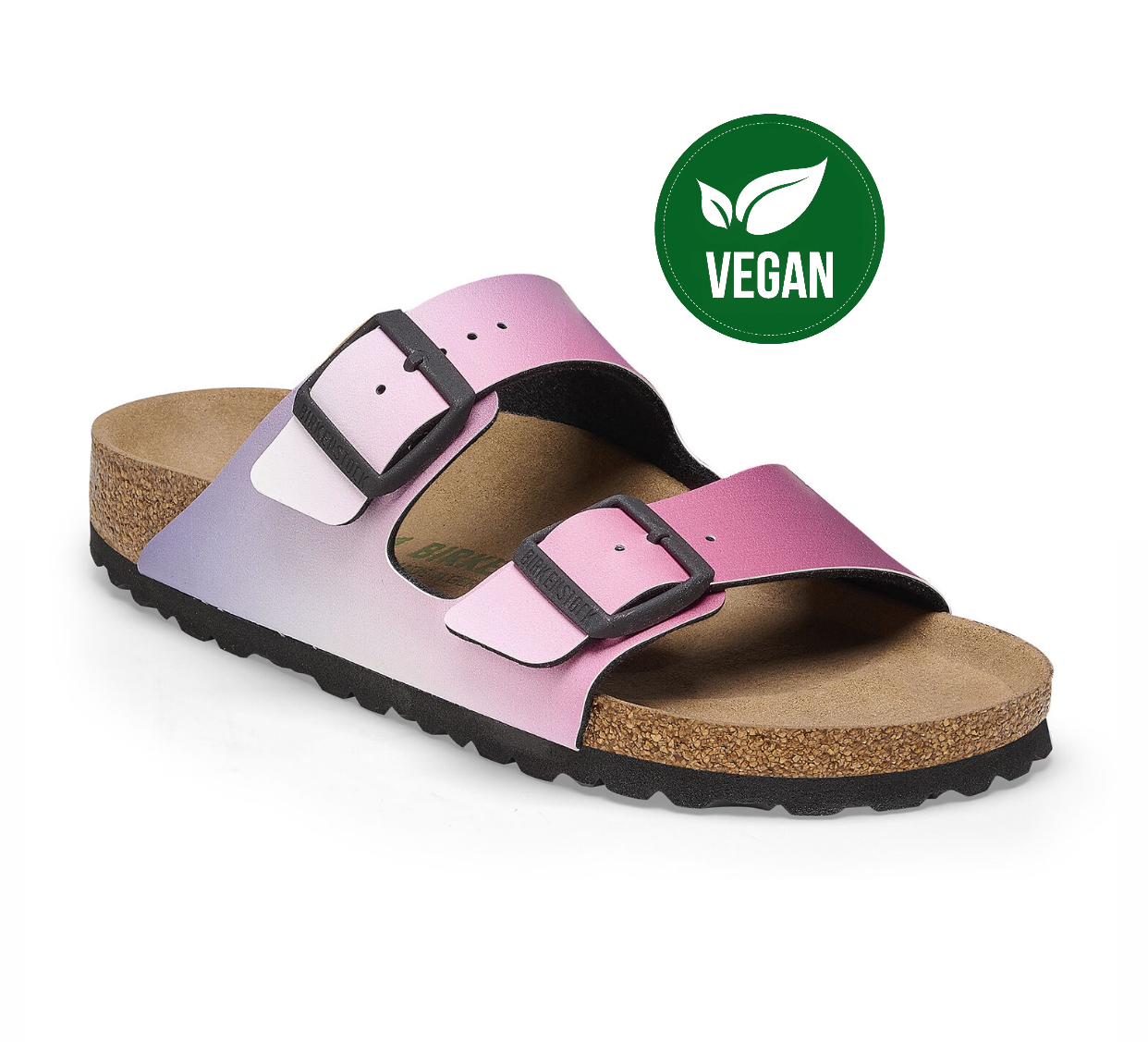 Birkenstock Arizona Ombre Pink Purple Vegan Birko-Flor Made In Germany