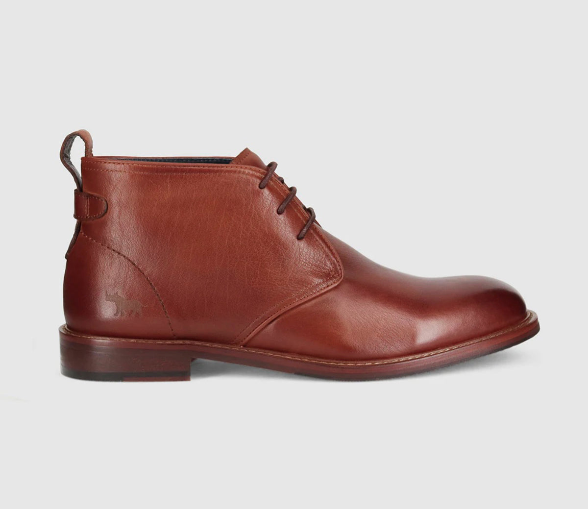 Route 21 Men's 6-Eyelet Ankle Boot - Honey Color Size 11 US | Casual Imitation Nubuck Leather Boots