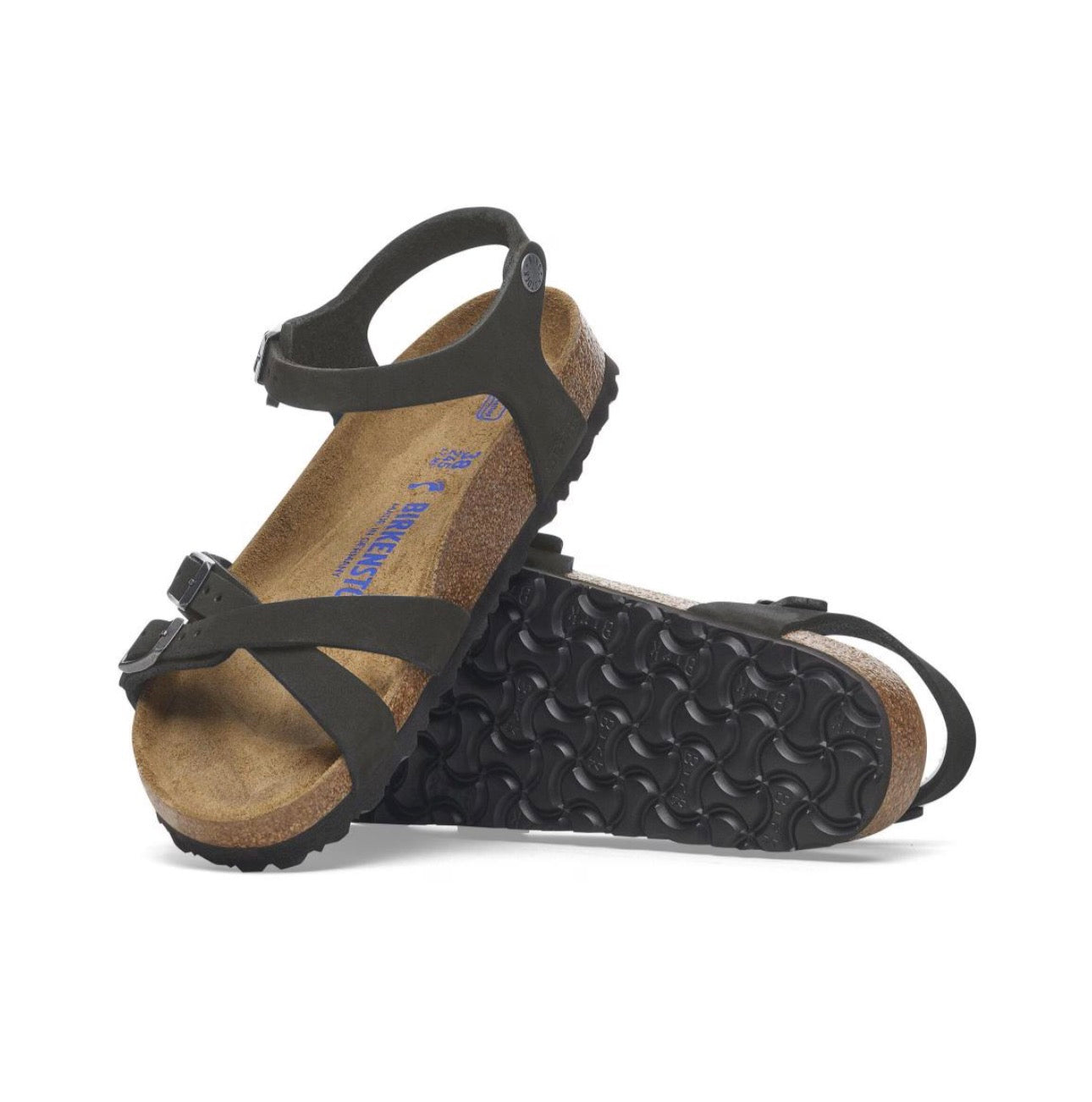 Birkenstock Kumba Black Nubuck Leather Soft Footbed Made In Germany