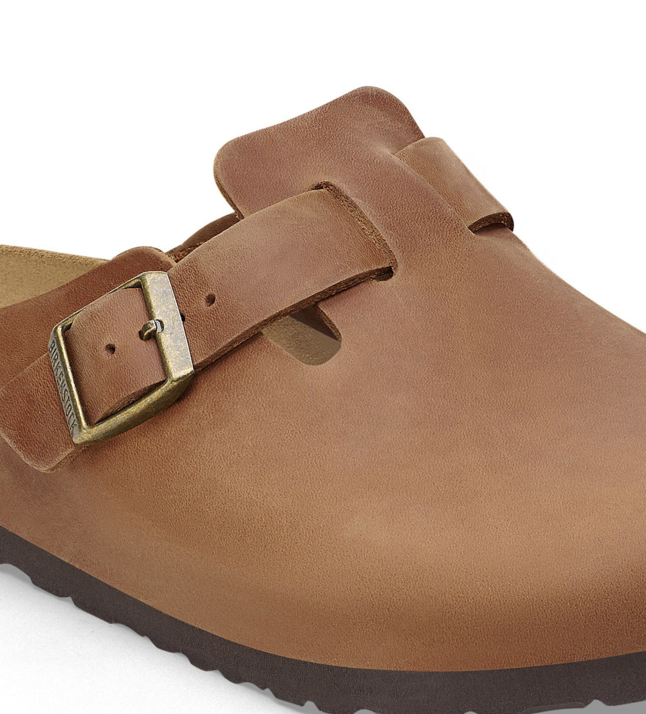 Birkenstock Boston Cognac Brown Oiled Leather Clog Made In Germany